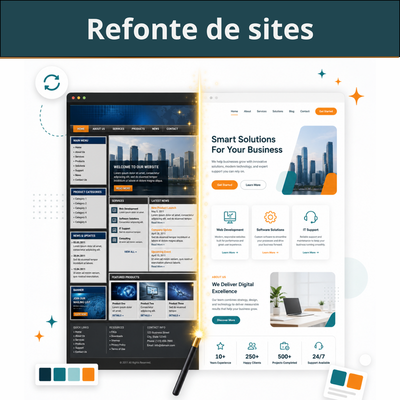 webmaster refonte de sites